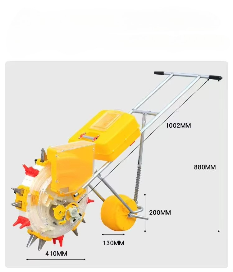 Manual Seeder Hand - Precyzyjna 2-rzędowa siewarka ręczna, nowa, mała,