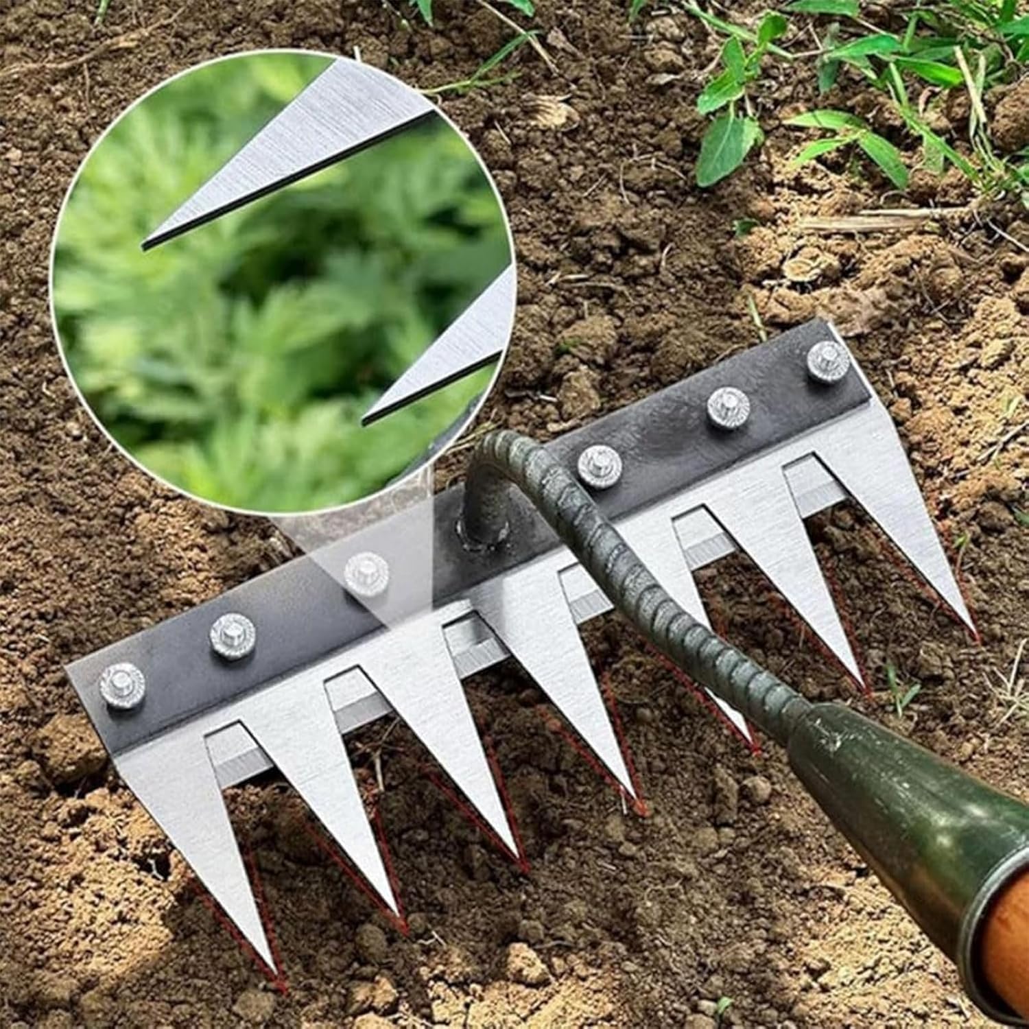 5/6/7/8 zębów metalowe grabie  – Agriculture Farming Hand Tools recenzja i cena