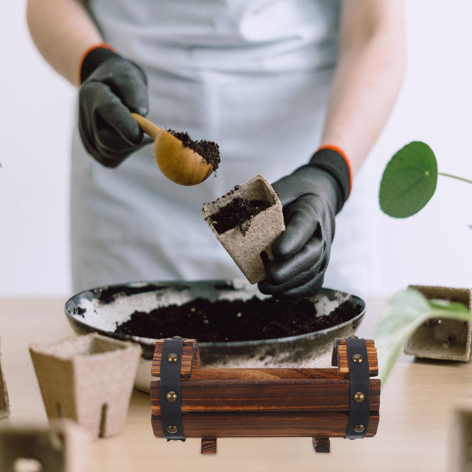 Drewniana skrzynia na kwiaty z – Vegetable Transplanter recenzja i cena