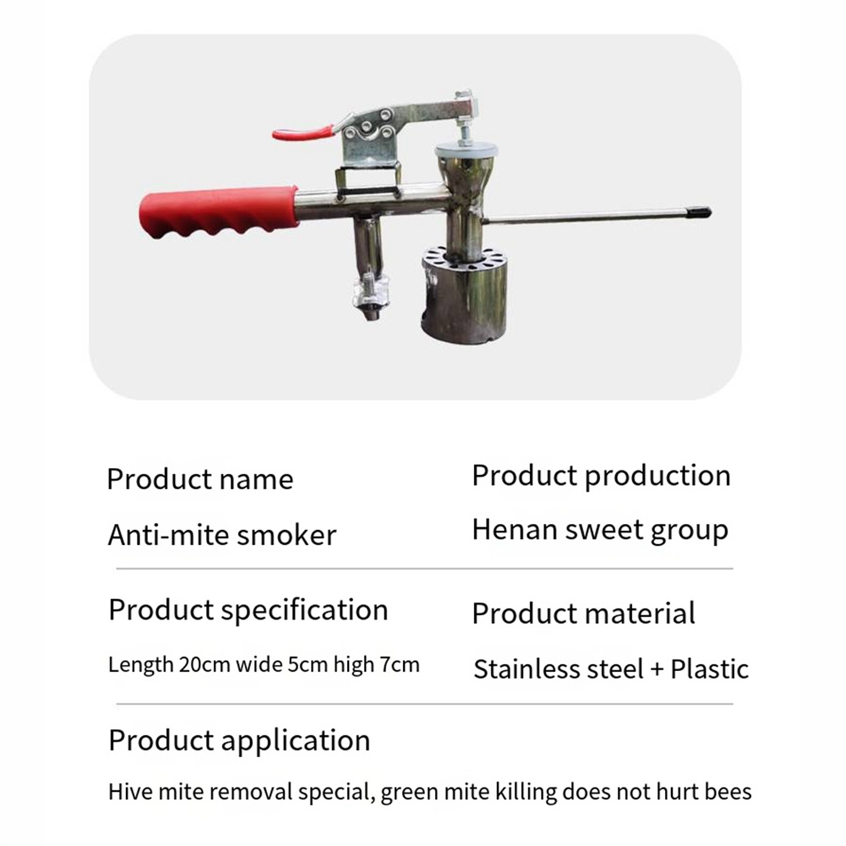 A95I-Bee Mite Treatment Fog Ma – Bee Smoker Tool recenzja i cena